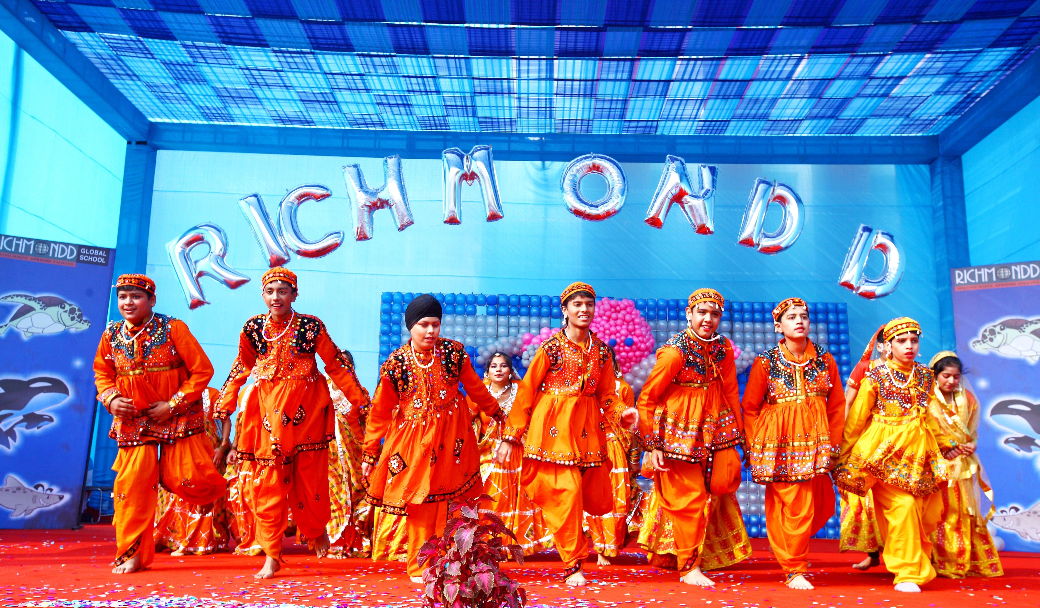 Rajasthani Dance Performance Rajasthani Dance Performance Richmondd Global School Delhi